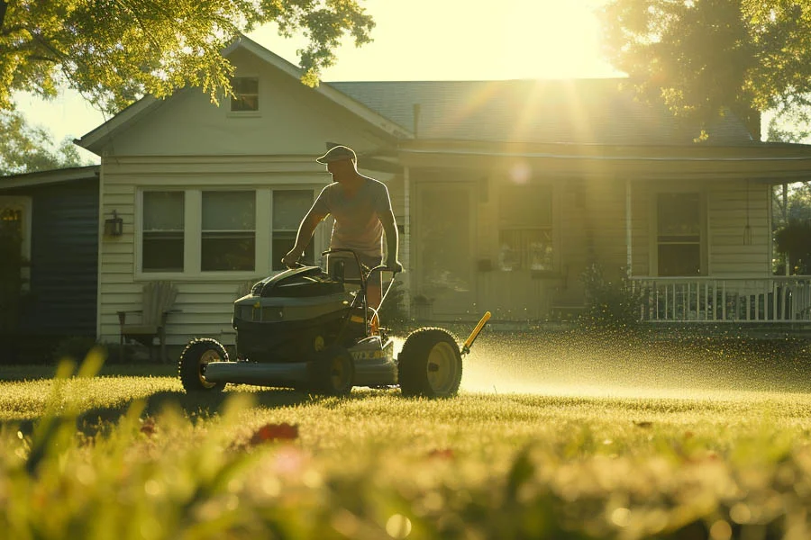 lawn mower for a small yard