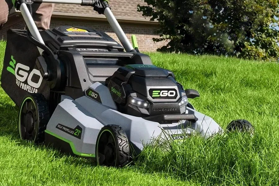 cordless battery lawn mower