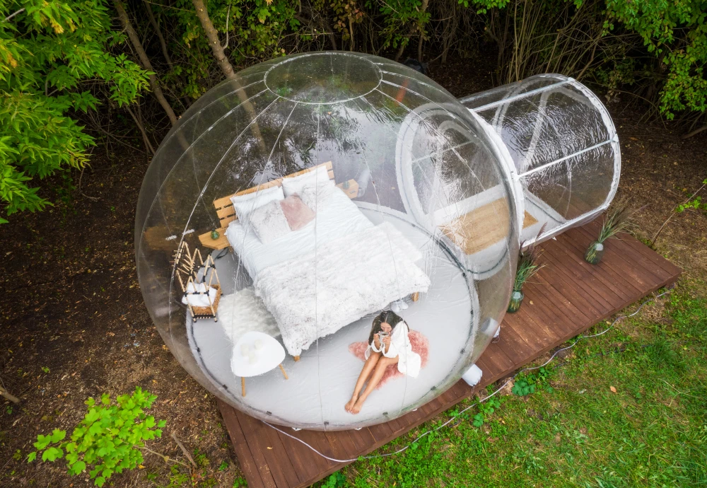 large bubble tent